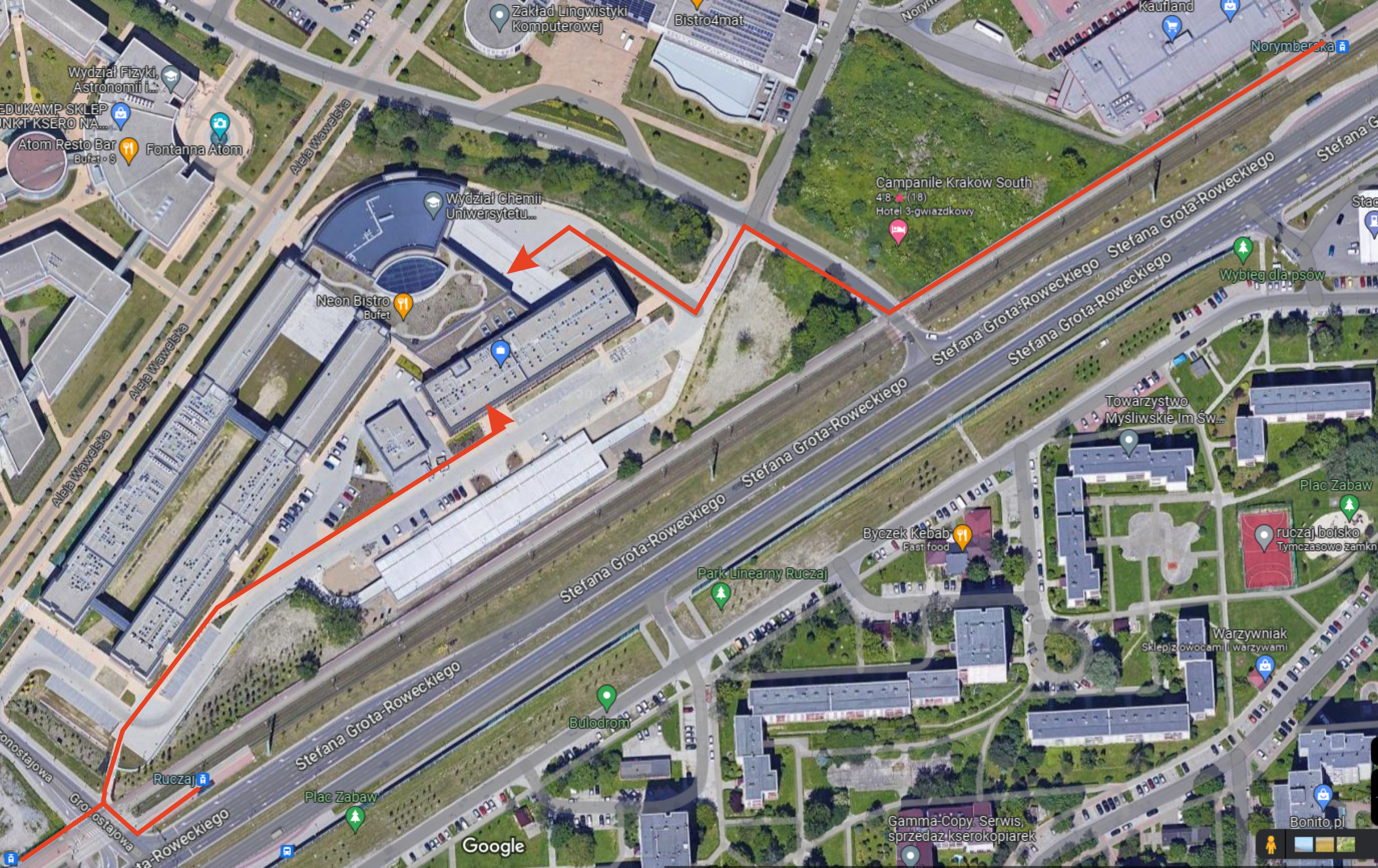 Faculty of Chemistry - map
